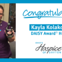 Ohio’s Hospice Recognizes Kayla Kolakowski With DAISY Award®