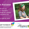 Camp Pathways 2021 Registration Open For Grieving Children Ages 7-10