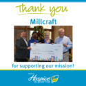 Millcraft Donation Benefits Ohio’s Hospice Of Dayton Patient Care And Services