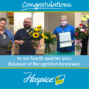 Ohio’s Hospice Recognizes Staff With Bouquet Of Recognition Awards For Fourth Quarter Of 2021