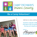 Ohio’s Hospice Of Miami County Seeks Volunteers For Grieving Children And Teens At Camp Pathways