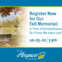 Ohio’s Hospice LifeCare To Hold Fall Memorial To Honor And Remember Loved Ones