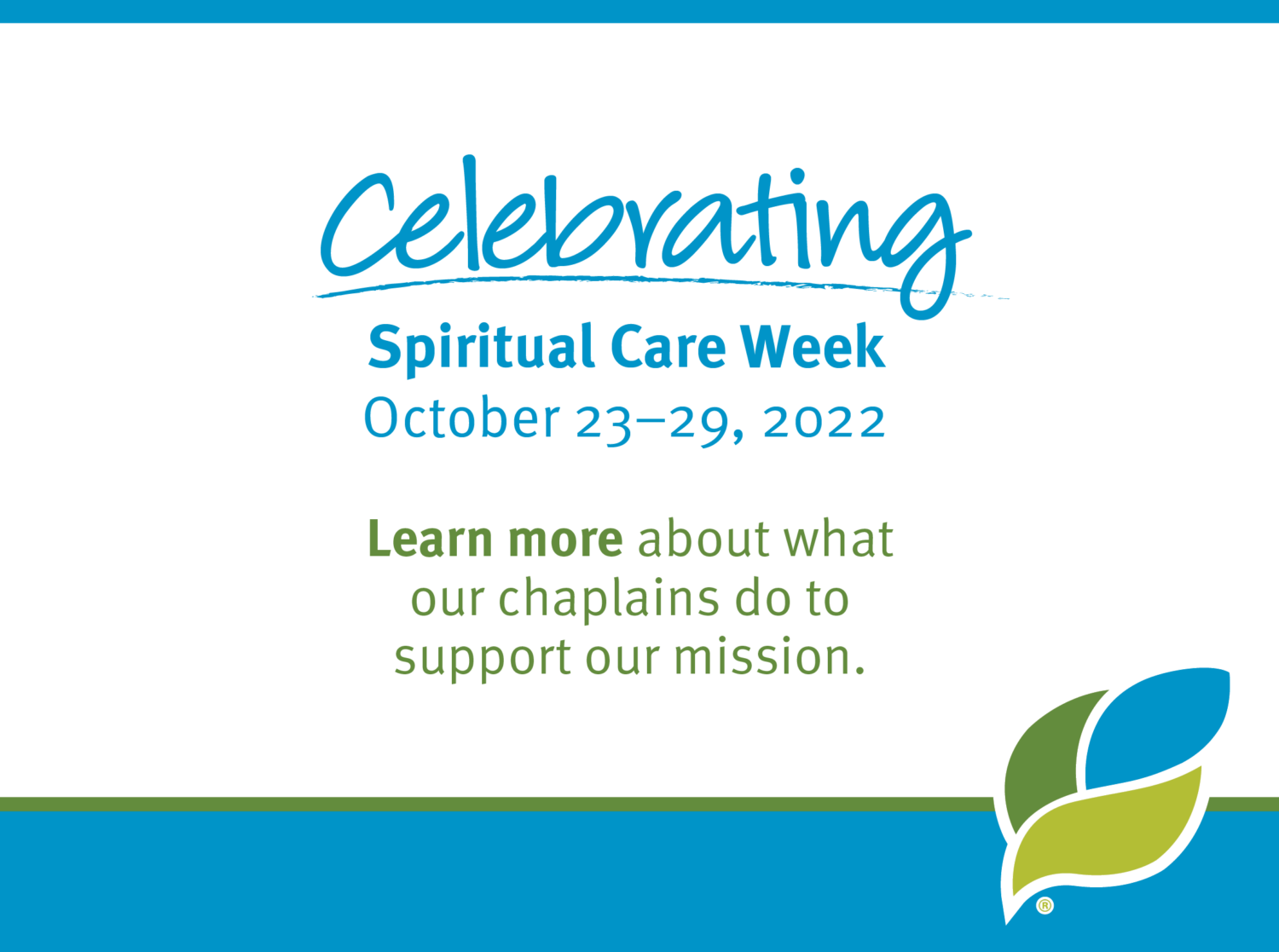 Celebrating Spiritual Care Week