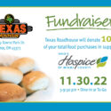 Support Ohio’s Hospice Of Miami County Through A Fundraising Event At Texas Roadhouse On Nov. 30