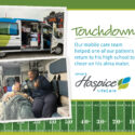 Ohio’s Hospice LifeCare’s Mobile Care Unit Team Helps Hospice Patient Return To Alma Mater For Football Game 