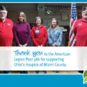 American Legion Post 586 Of Tipp City Supports Mission Of Ohio’s Hospice Of Miami County Through Generous Donation 