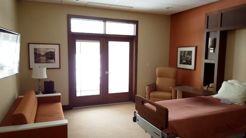 OHLC Stanley C. and Flo K. Gault Inpatient Pavilion Patient Room