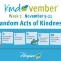 Celebrating Kindvember® Through Random Acts Of Kindness