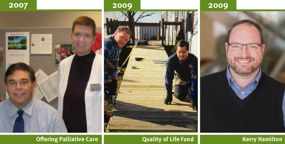 2007 Offering Palliative Care 2009 Quality of Life Fund