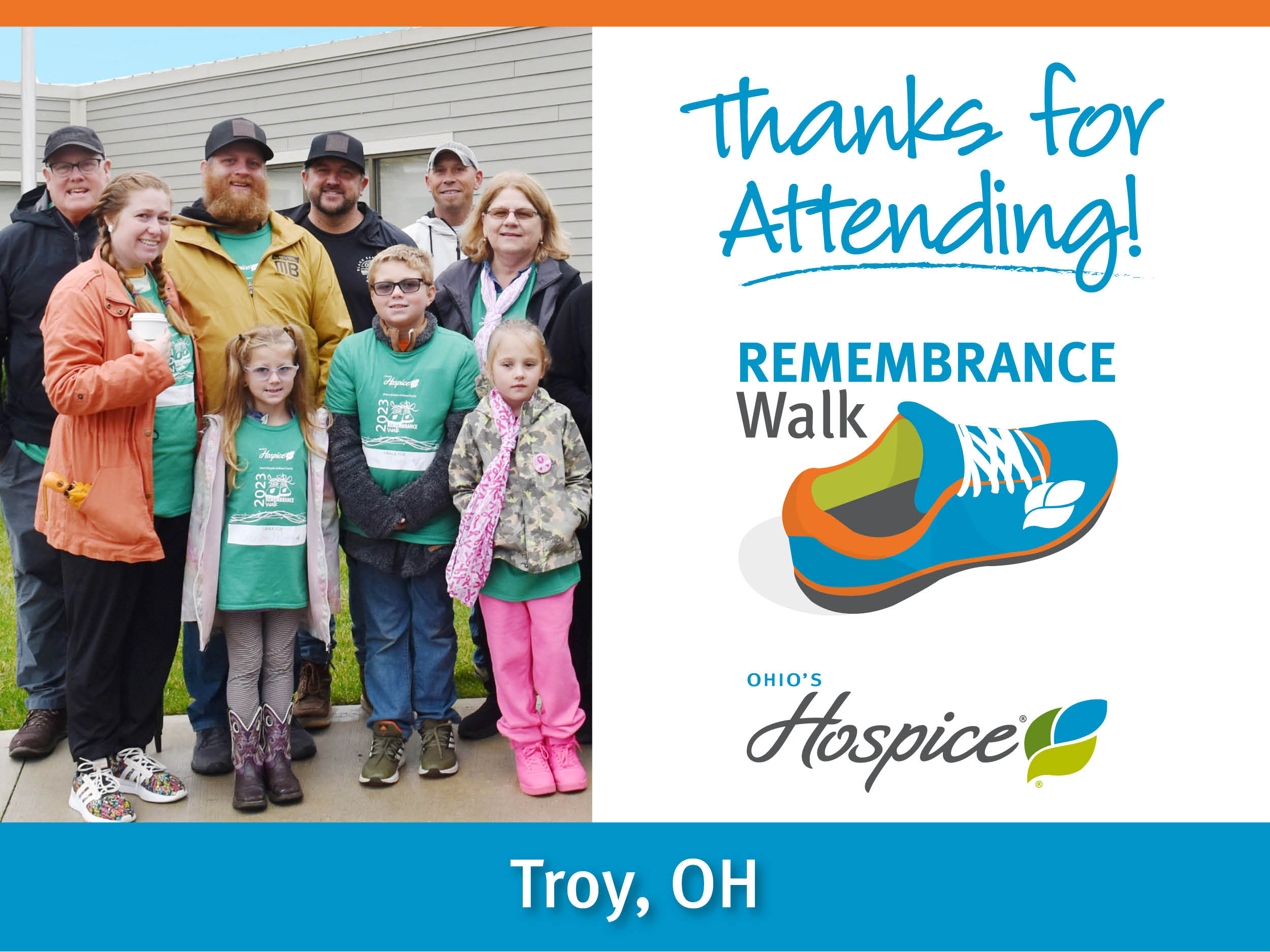 Thanks for attending! Remembrance Walk Troy, OH