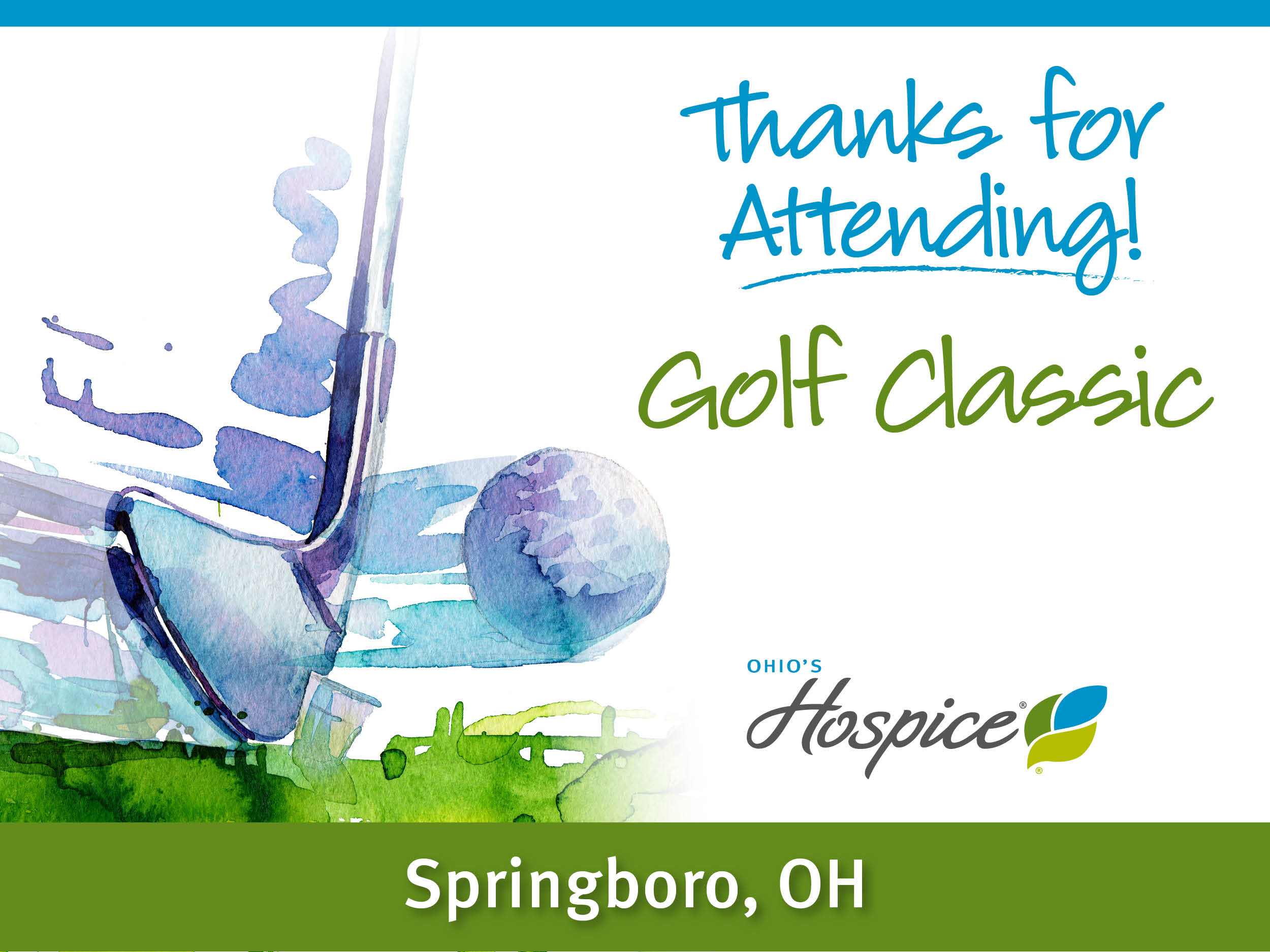 Thanks for attending the Golf Classic!