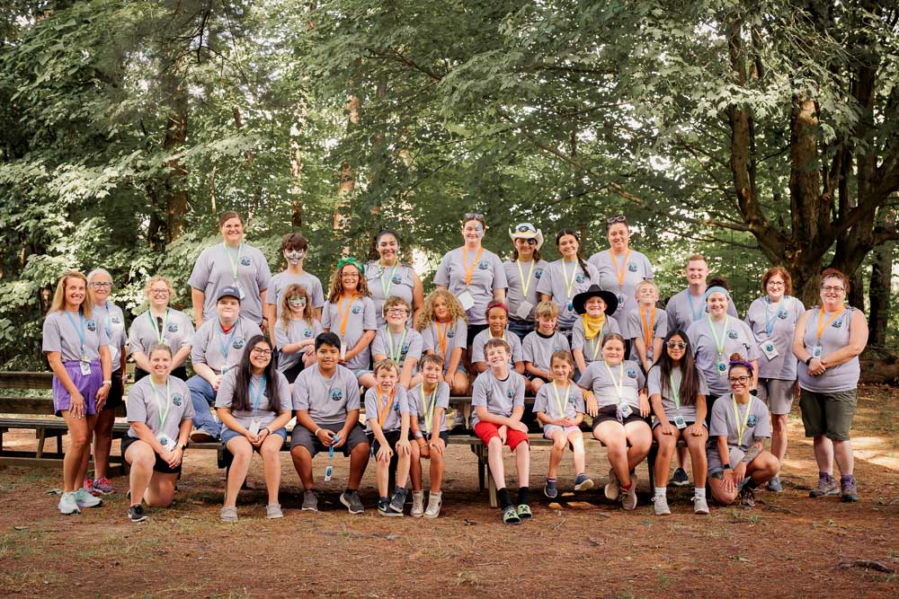 You're Not Alone Grief Camp Group Photo