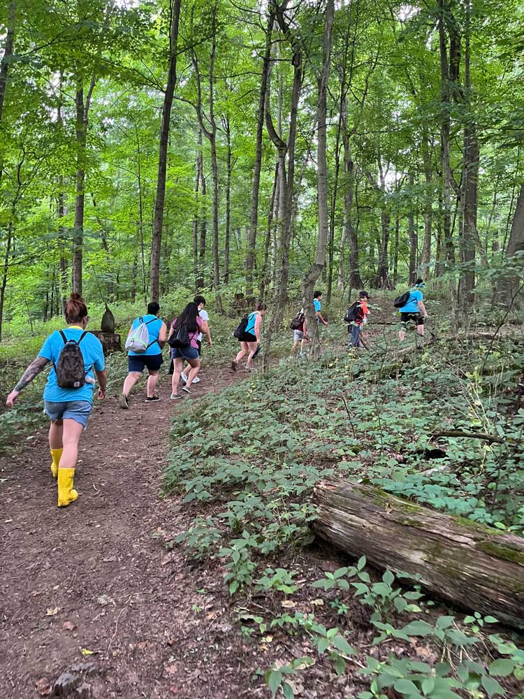 You're Not Alone Grief Camp Hiking