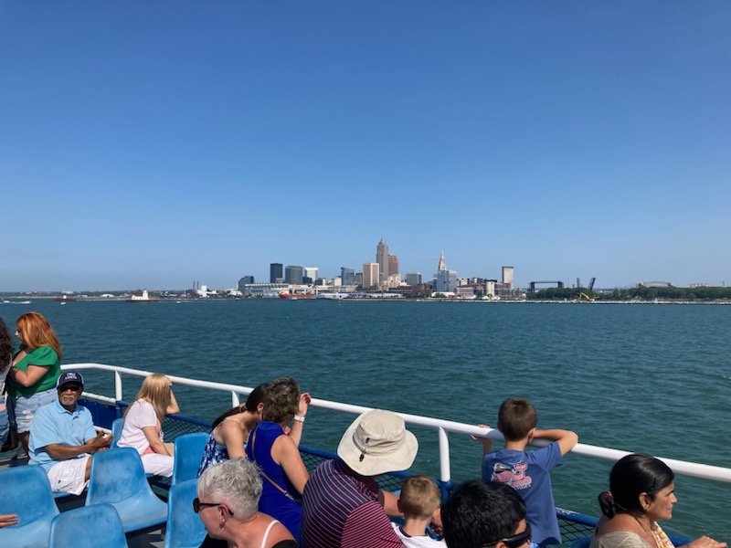 When the Ohio’s Hospice care team for Gene Knaack learned that his family wanted to create a family outing for him, the care team worked together to make it possible for him to enjoy a sightseeing cruise on Cleveland’s iconic Goodtime III.