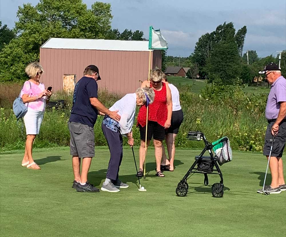 Ohio’s Hospice hosts a golf outing to celebrate Gladys Marl's 100th birthday.