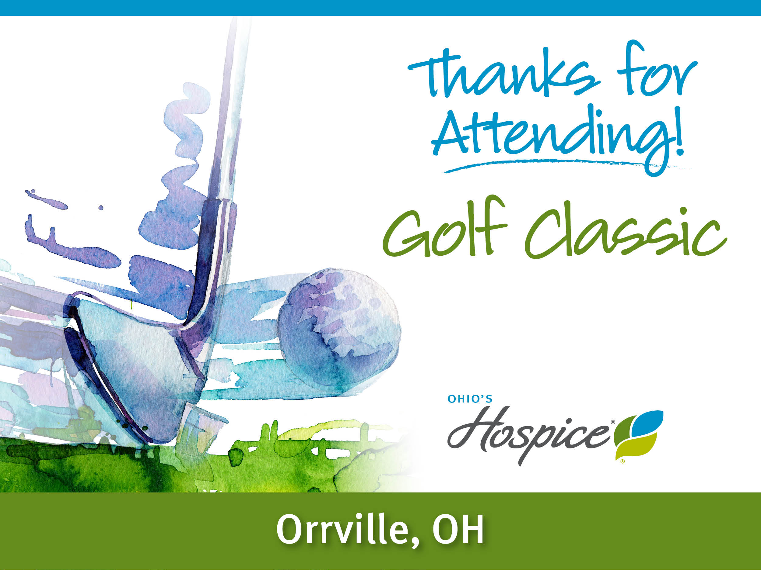 Thanks for attending Golf Classic 2024 in Orrville, OH