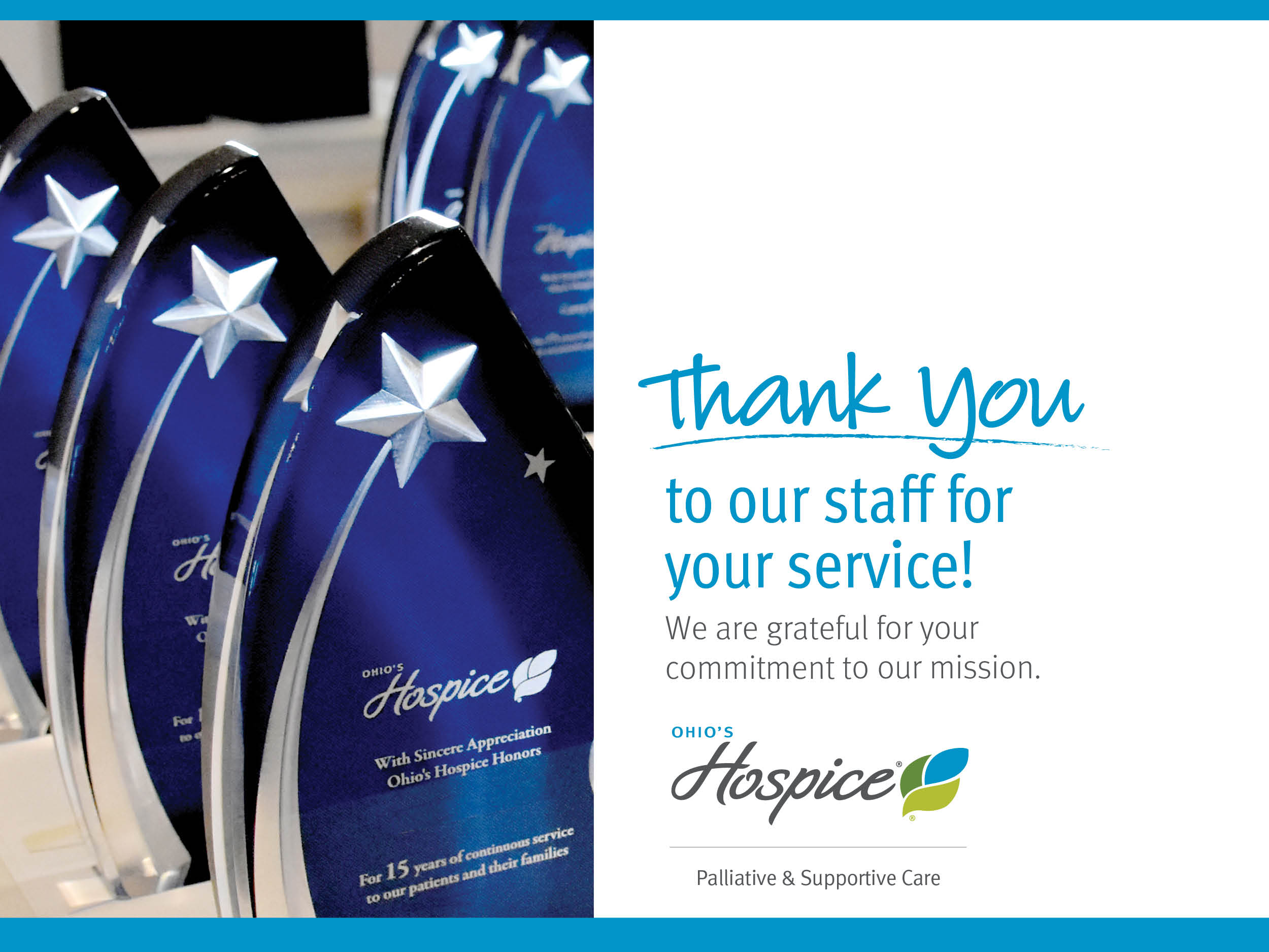 Thank you to our staff for your service! We are grateful for your commitment to our mission. Staff Milestones 2024