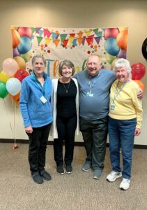 Volunteers Celebrating