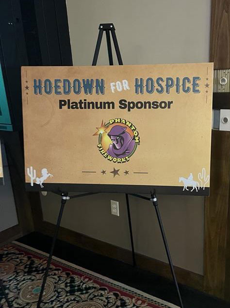 Hoedown for Hospice sponsor