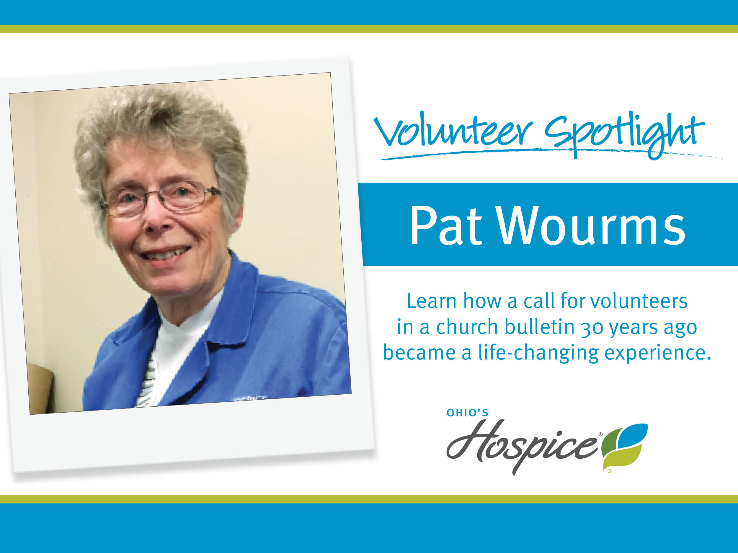 Volunteer Pat Wourms