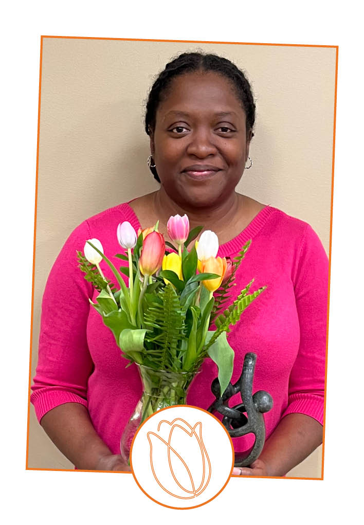 Congratulations Bouquet of Recognition Honorees First Quarter 2024 Theresa McLennon