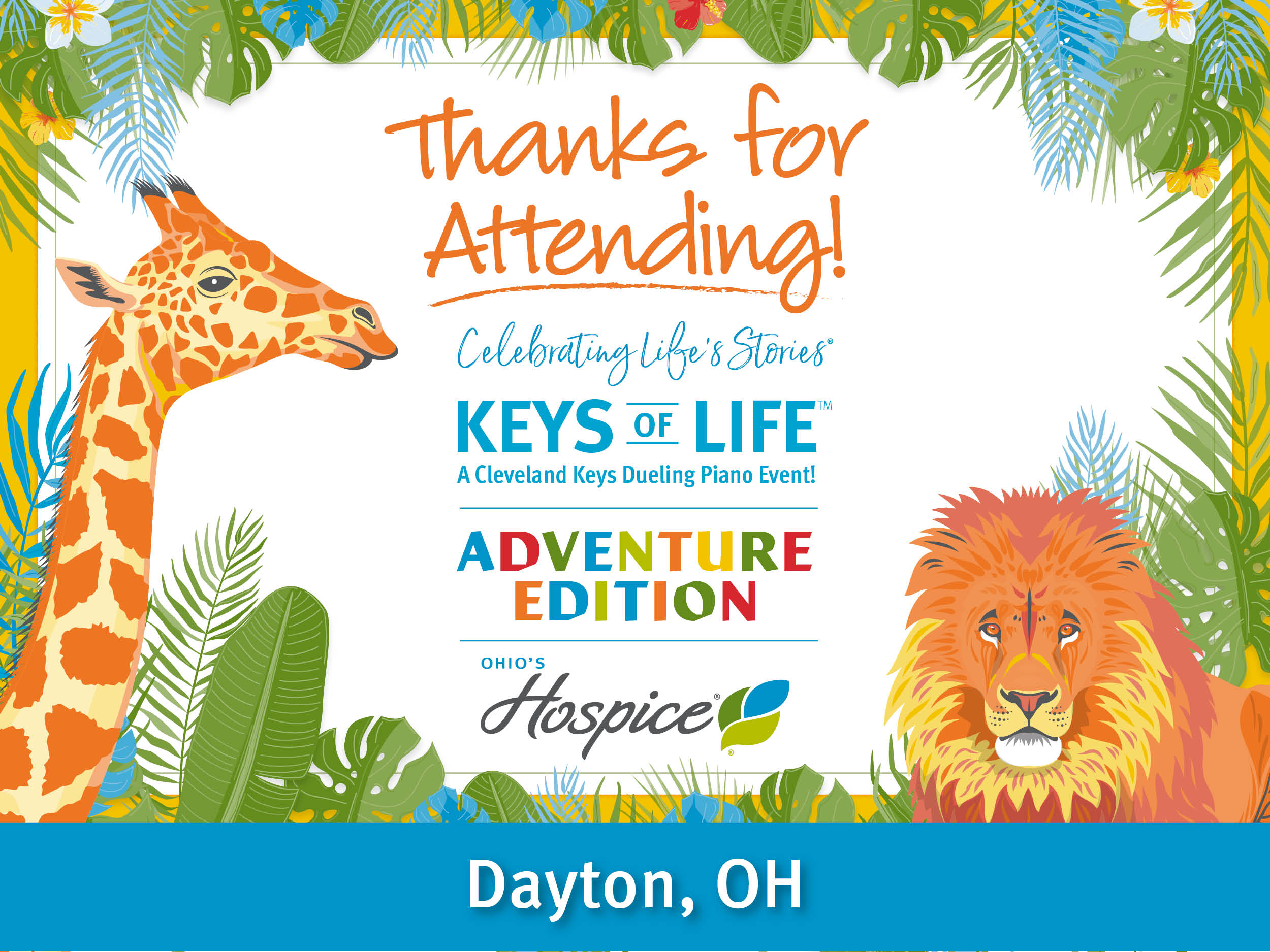 Keys of Life Adventure Edition Dayton, OH Thanks for Attending