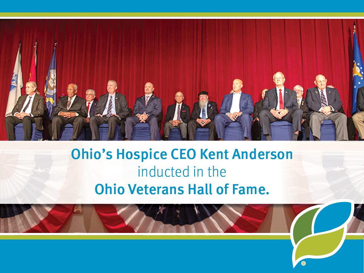 CEO Kent Anderson inducted in the Ohio Veterans Hall of Fame