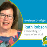 Ruth Robson celebrating 20 years of service