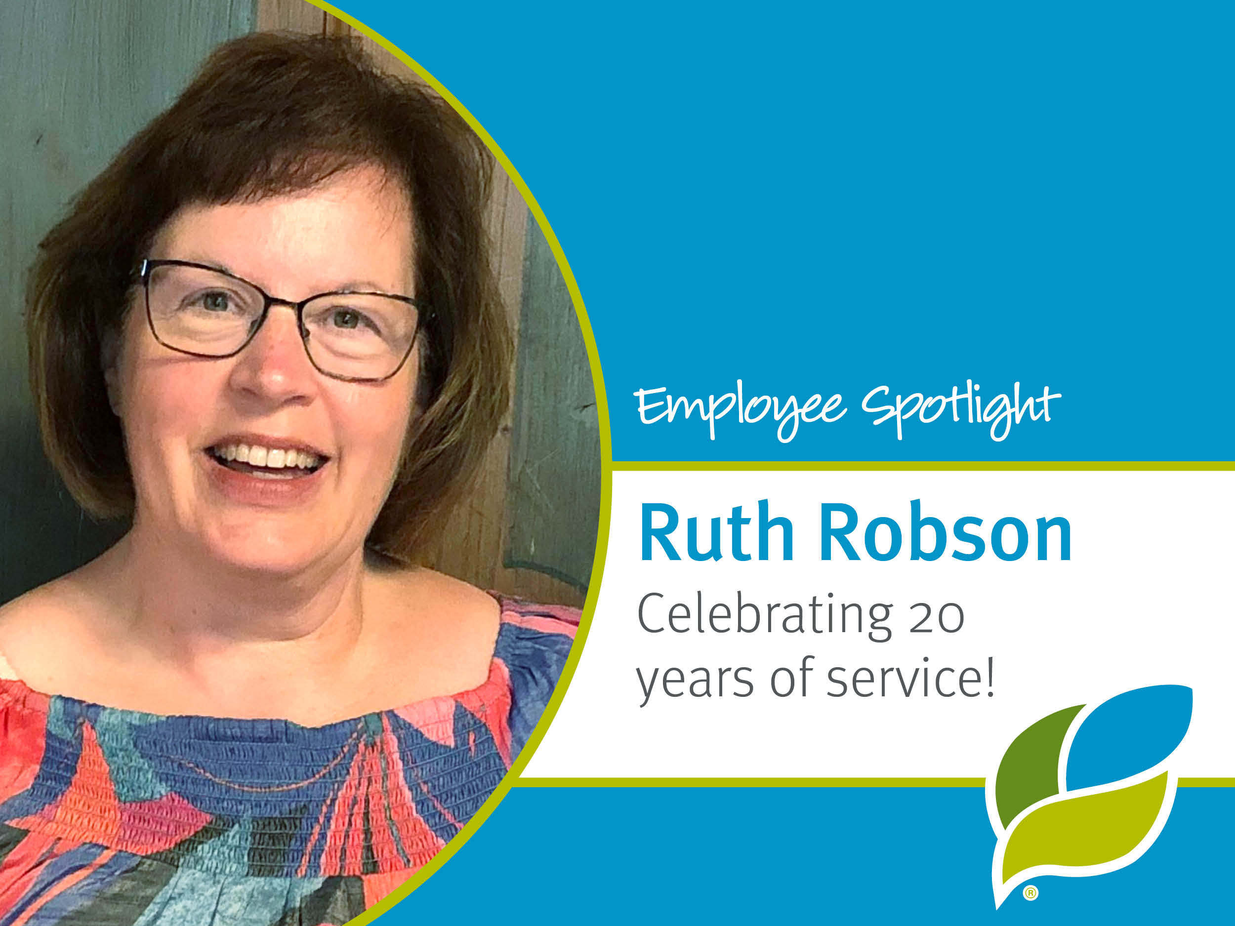 Ruth Robson celebrating 20 years of service