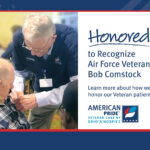 Honored to recognize Air Force Veteran, Bob Comstock