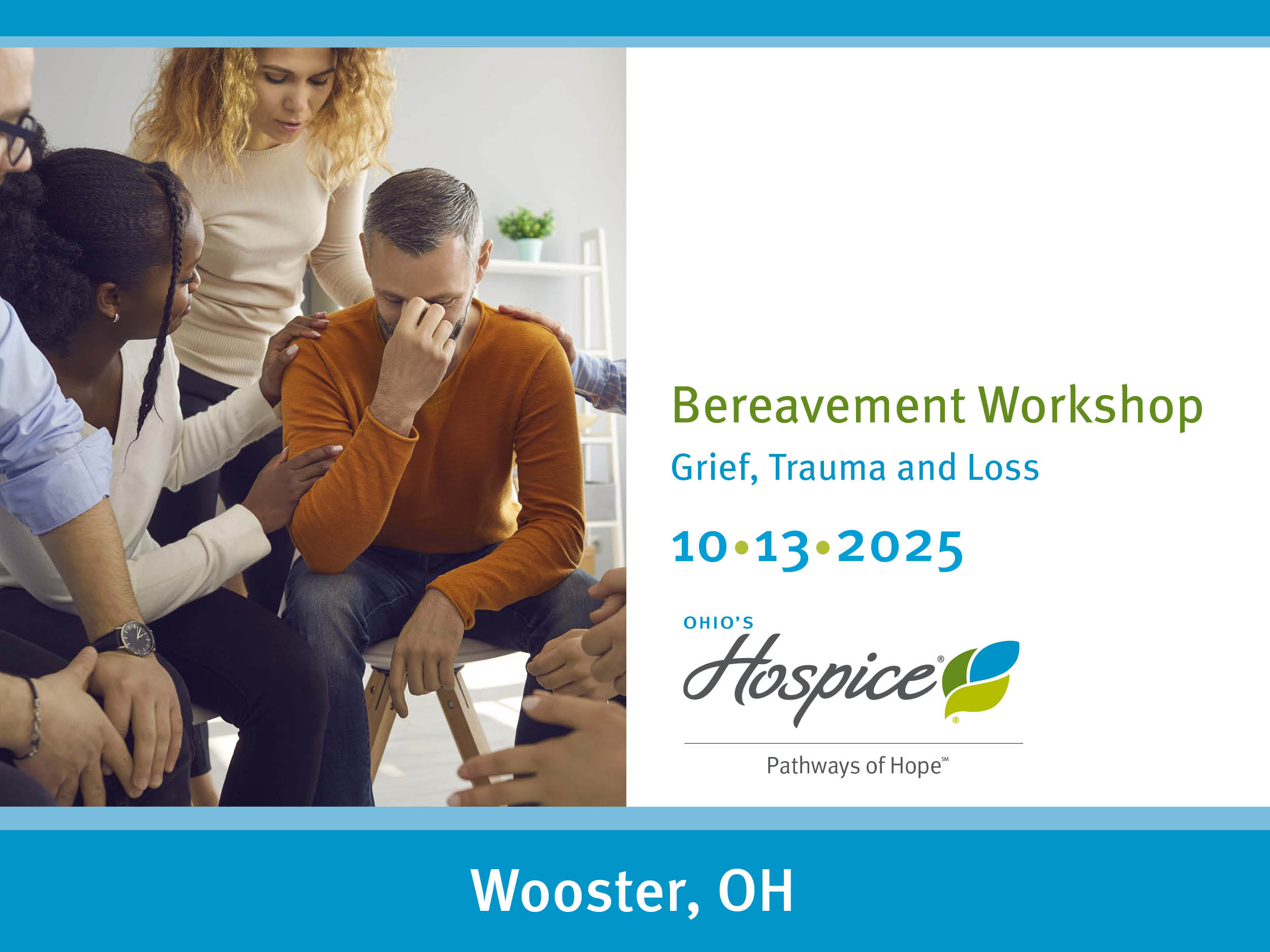 Bereavement Workshop | Grief, Trauma and Loss | 10.13.25 Wooster, OH