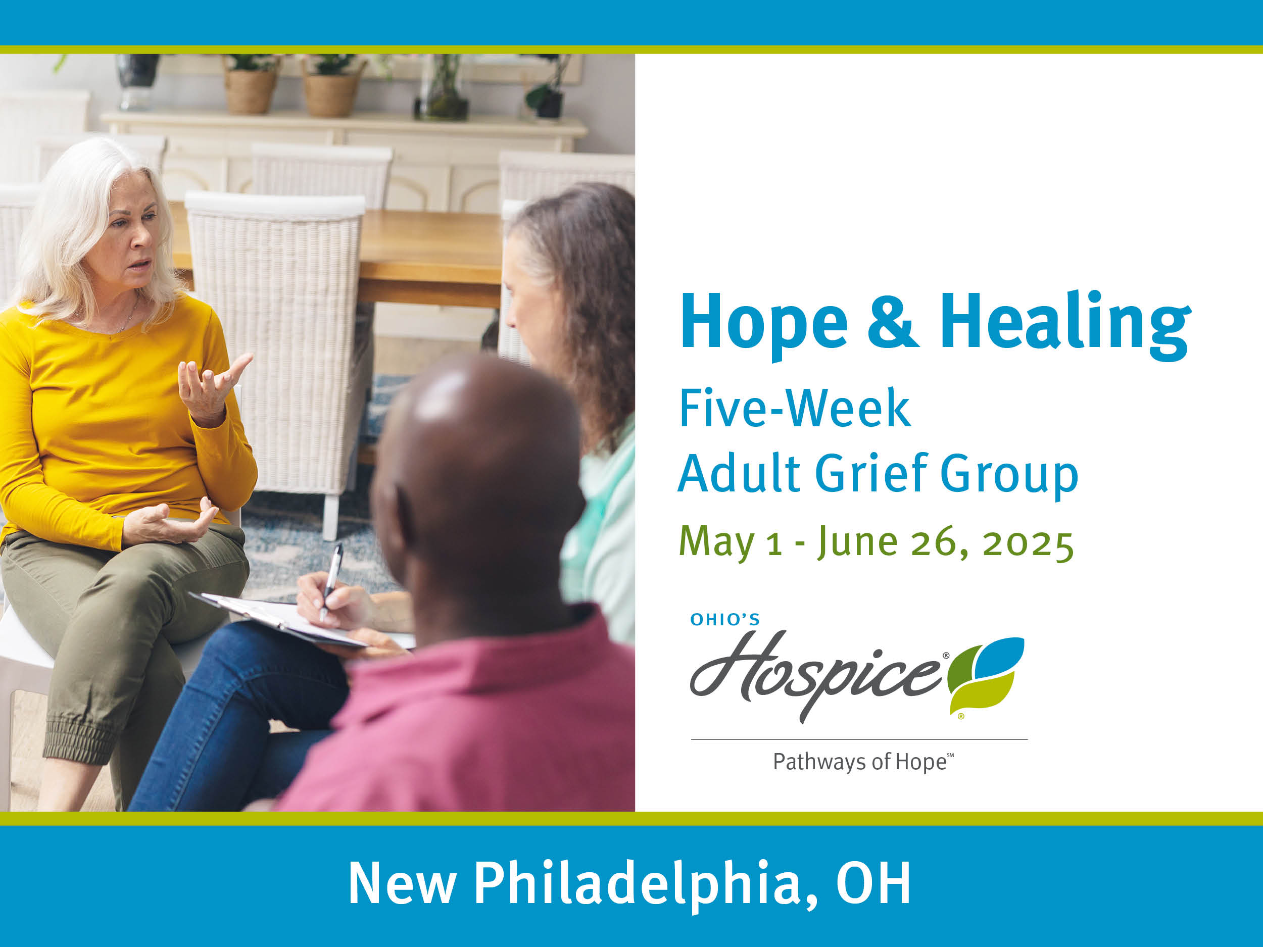 Hope & Healing | Five-Week Adult Grief Group | New Philadelphia, OH